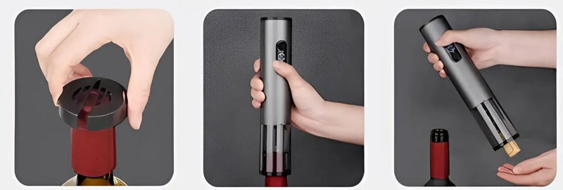 Abridor Elétrico De Vinho Garrafa - Saca Rolha Automático