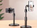 Suporte Para Celular De Mesa Com Altura Ajustavel Angulo 360º