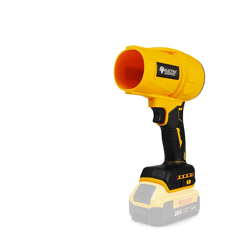Sopradora elétrica 1500w sem escova turbo, jato 200 m/s, 20v bateria