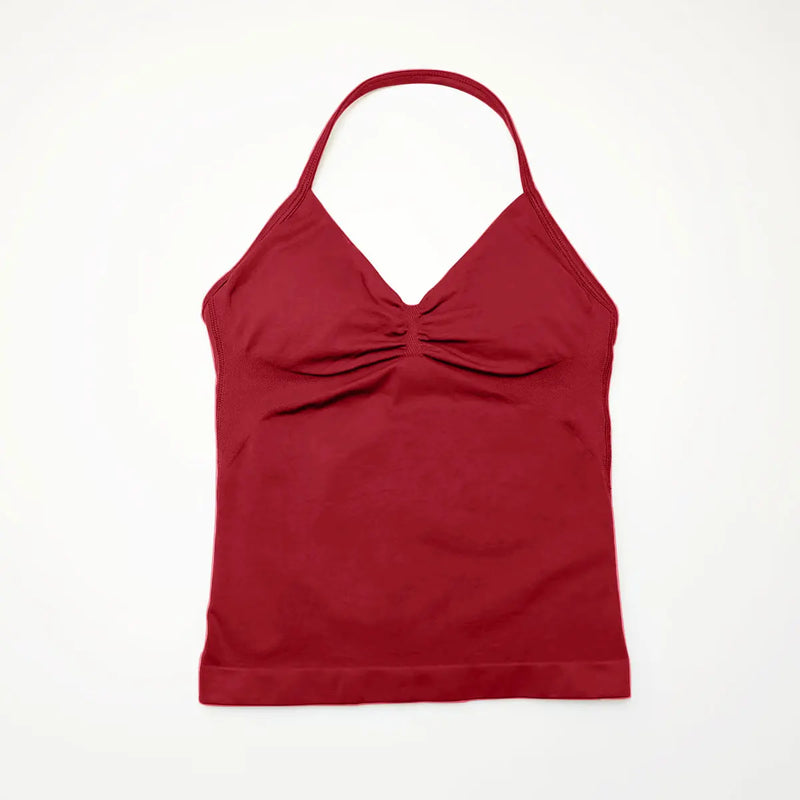 NCLAGEN-Camiseta Com Tiras Esportiva Feminina
