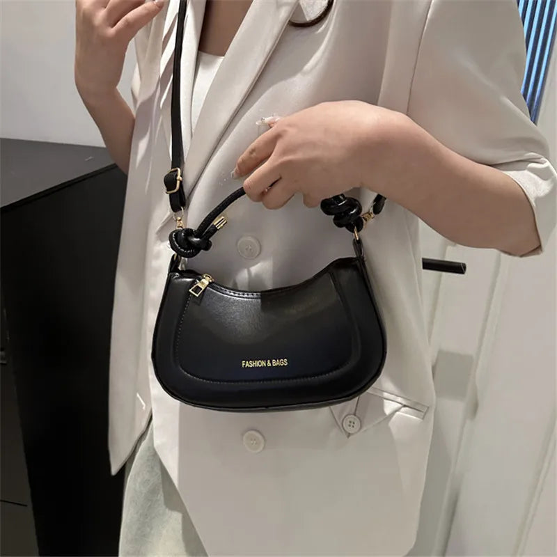 Bolsa de ombro de couro