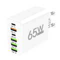 Carregador USB tipo c 6 portas PD