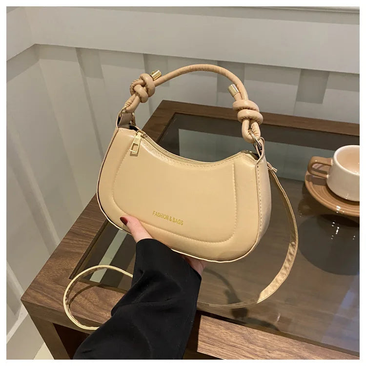 Bolsa de ombro de couro