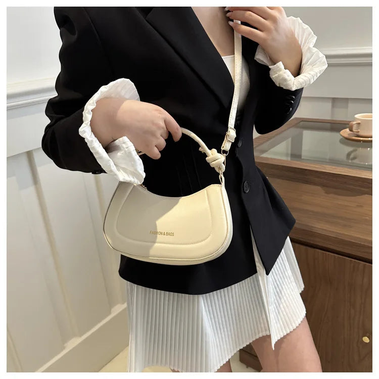 Bolsa de ombro de couro