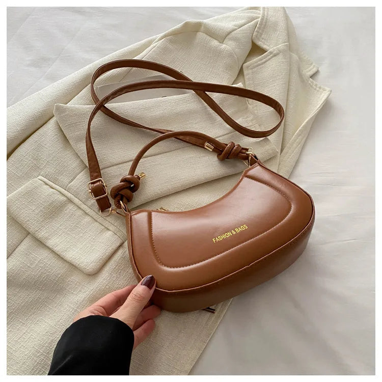 Bolsa de ombro de couro