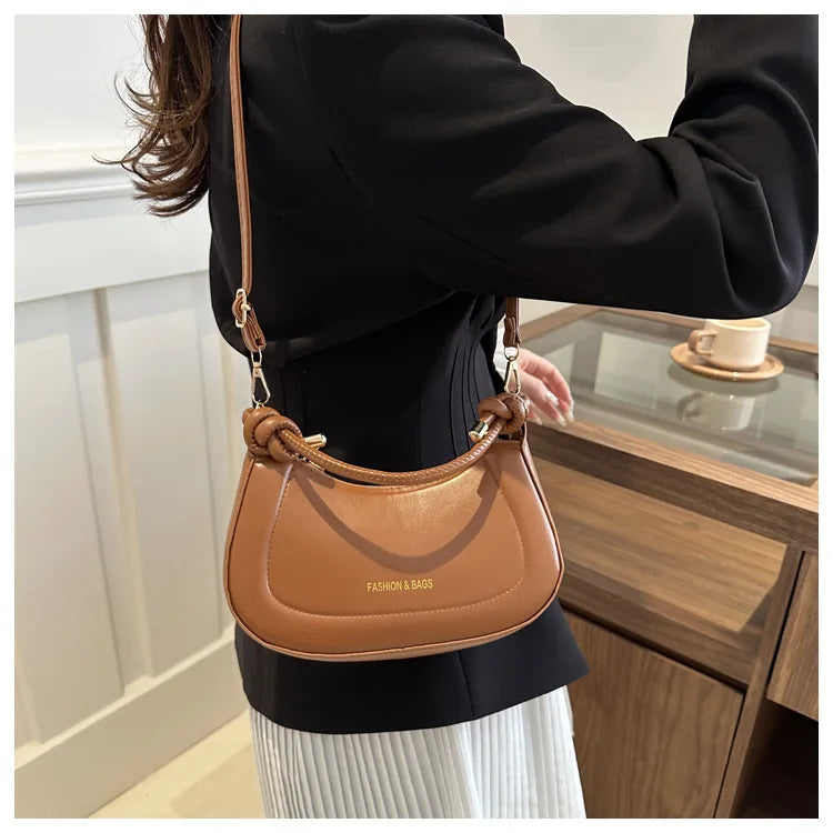Bolsa de ombro de couro