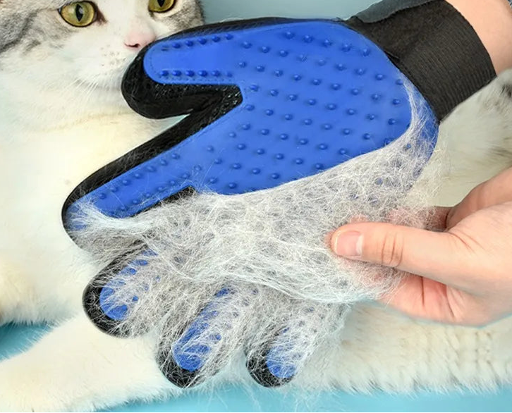 Luvas de Silicone Escova de cabelo de gatos e pente