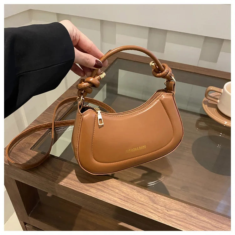 Bolsa de ombro de couro