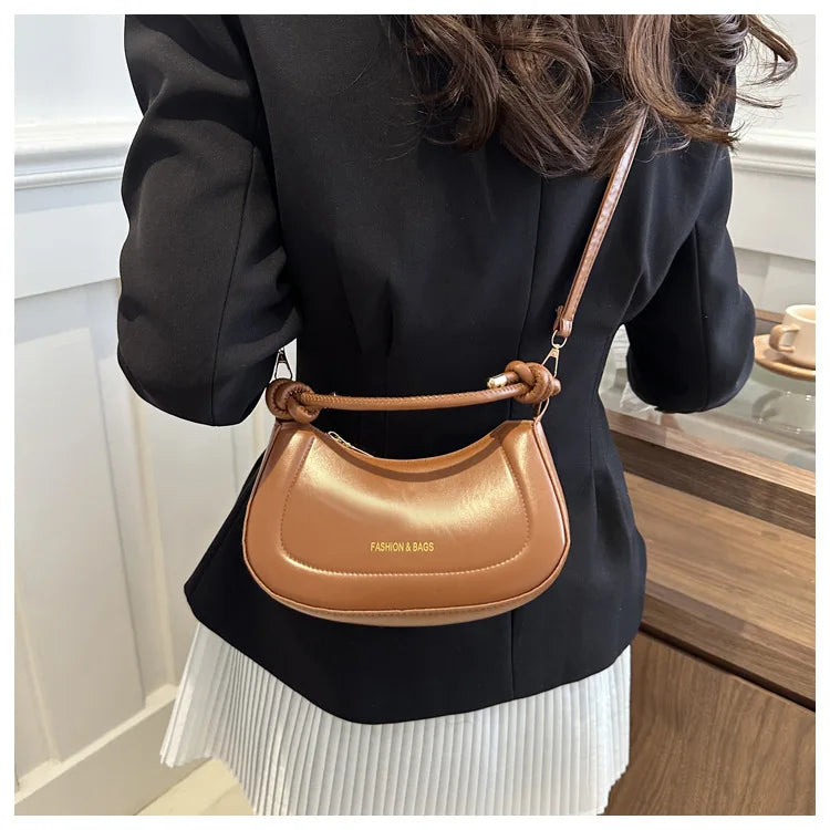 Bolsa de ombro de couro