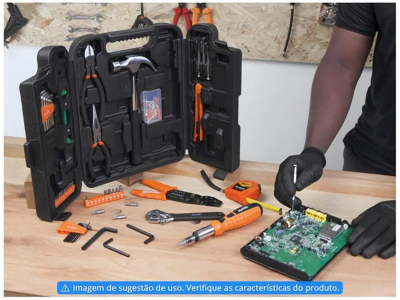 Jogo De Ferramentas Kit 129 Peças