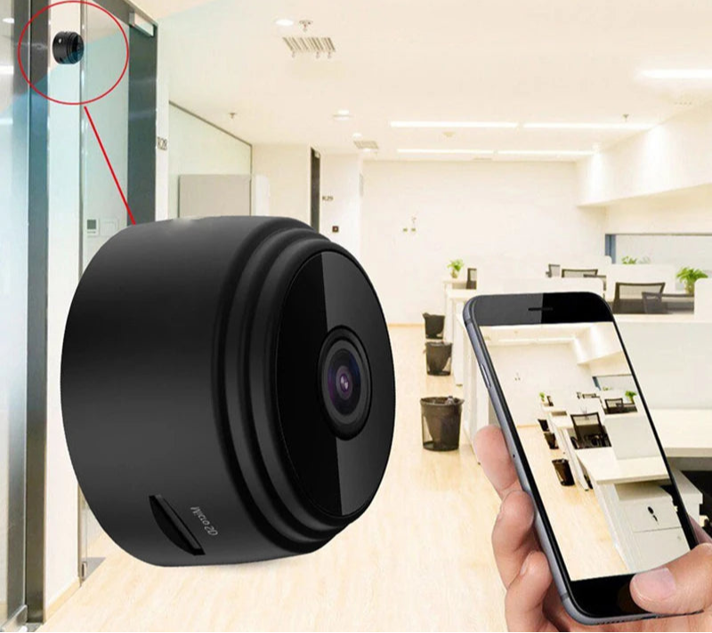 câmera sem fio A9 wifi mini inteligente de segurança