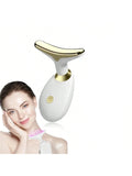Massageador  Rejuvenescedor  golfinho com LED para Rosto e Pescoço