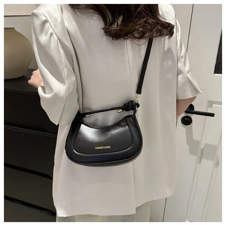 Bolsa de ombro de couro