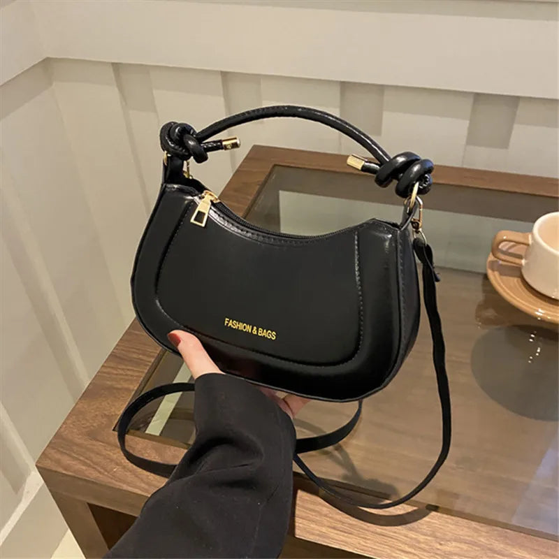 Bolsa de ombro de couro